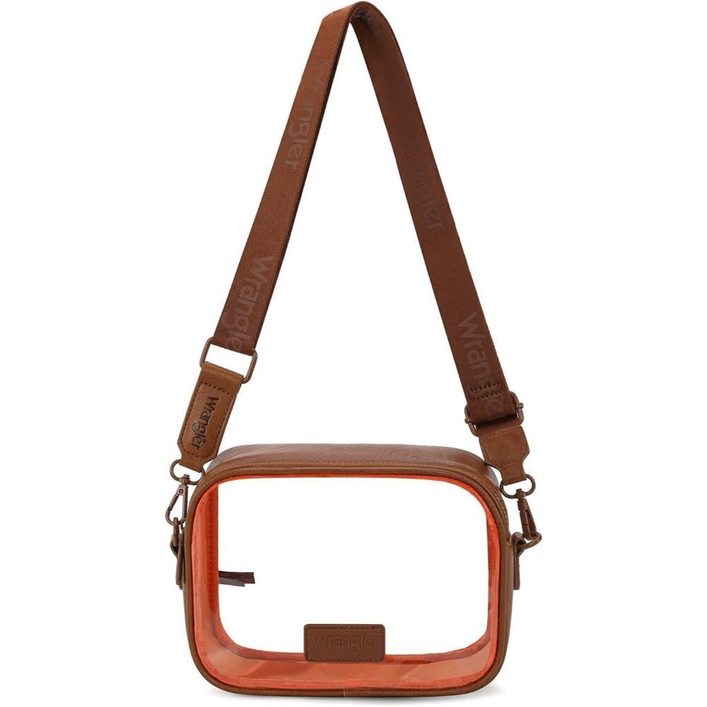 Clear Stadium Bag Crossbody Purse Waterproof PVC Adjustable Strap for Events - Picture 8 of 8